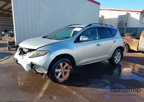 2009 Nissan Murano S z USA, uszkodzony, nr VIN JN8AZ18U39W102706